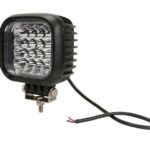 Farol de trabalho LED, 48W, 4000lm, quadrado, 10-30V, 123x81x123mm, feixe de longo alcance