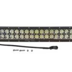 Barra luzes de trabalho LED, 180W, 15300lm, retangular, 12/24V, branco, 825,5x79,5mm ficha Deutsch, combo, curva, 60 LEDs