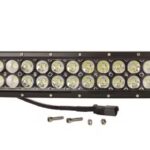 Barra luzes de trabalho LED, 72W, 6120lm, retangular, 12/24V, branco, 351,6x79,5mm ficha Deutsch, combo, curva, 24 LEDs