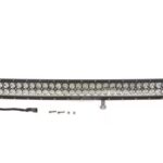 Barra luzes de trabalho LED, 300W, 25500lm, retangular, 12/24V, branco, 1371,6x79,5mm ficha Deutsch, combo, curva, 100 LEDs